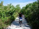 Yves auf der Velotour, Sanibel Island
